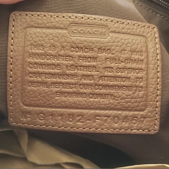 Coach Brown Leather Messenger Courier Bag